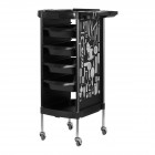 Hairdressing Trolley GABBIANO X11-9 Black